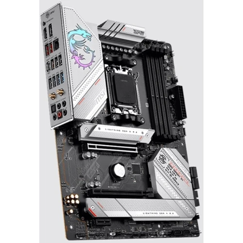 MSI MPG B650 EDGE WIFI: Роз'єми на задній панелі S/PDIF (Оптический), USB 3.2 Gen 1, HDMI, Ethernet RJ-45, DisplayPort, USB Type-C, USB 3.1 Gen 2