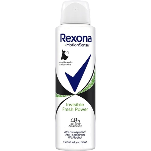 Rexona Motion Sense Invisible Fresh Power Антиперспирант-спрей 150 ml