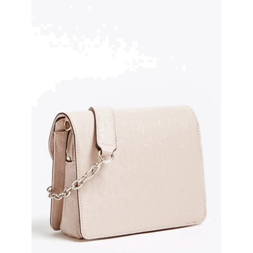 Жіноча сумка крос боді Guess Chic Shine Mini Crossbody Flap рожева (HWSG7746780-BLS): Стать жіночий