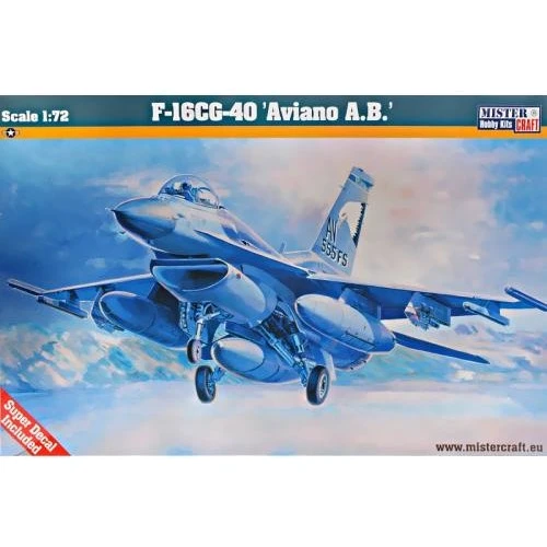 Винищувач Mister Craft F-16C-40 Aviano A.B. MCR-D90