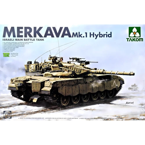Израильский Takom основной боевой танк Merkava Мк. 1 "Hybrid"