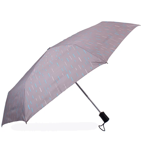 Зонт женский автомат Happy Rain серый (U46855-7): Тип ручки Прямая