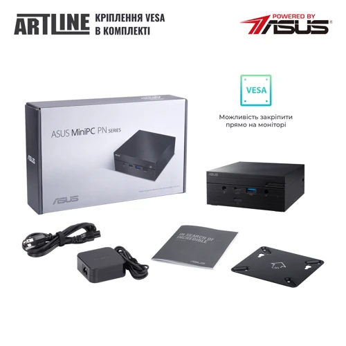 Персональный компьютер (ПК) ARTLINE Business PN61 (PN61v04): Видеокартка Intel HD