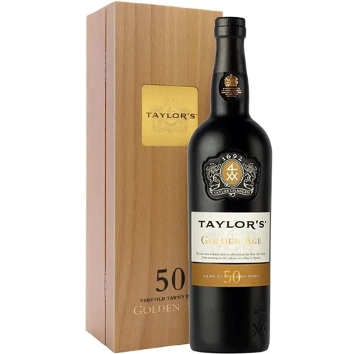 Вино Taylor's Golden Age 50yo Tawny червоне кріплене wooden box 0.75 л (BWR7556)