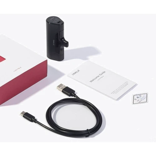 Внешний аккумулятор iWALK Power Bank Link Me 4 4500mAh USB-C Black (DBL4500L): Емкость батареи, мАч 4500