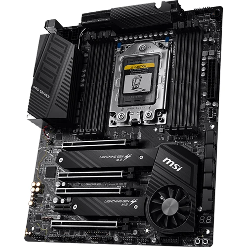 MSI TRX40 PRO WIFI: Оперативная память 4xDDR4 4666 МГц, до 256 ГБ