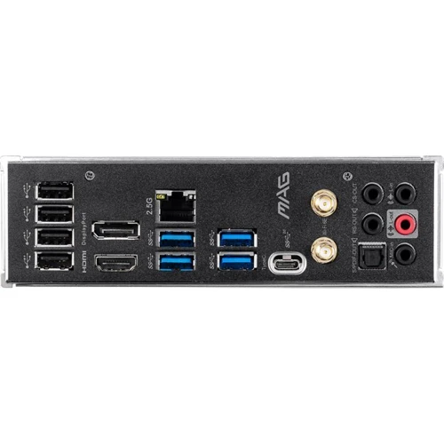 MSI MAG B560 TOMAHAWK WIFI: Роз'єми на задній панелі USB 2.0, USB 3.2 Gen 1, USB Type-C