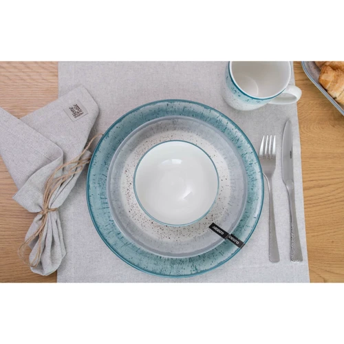 Салатник Ardesto Siena 11.5 см порцеляна Біло-блакитний (AR2914SWB)