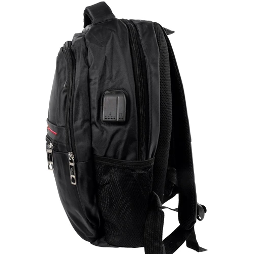 Мужской рюкзак Valiria Fashion черный (3DETAB9035-2): Фактура Матовая, Тканая