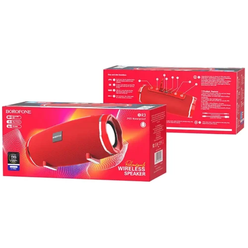 Акустика Borofone BR3 Rich Red: Выходная мощность 5 Вт