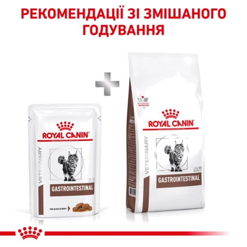 Влажный корм Royal Canin Gastro-Intestinal cat при нарушениях пищеварения у кошек 85 г (9003579013557): Порода Все породы