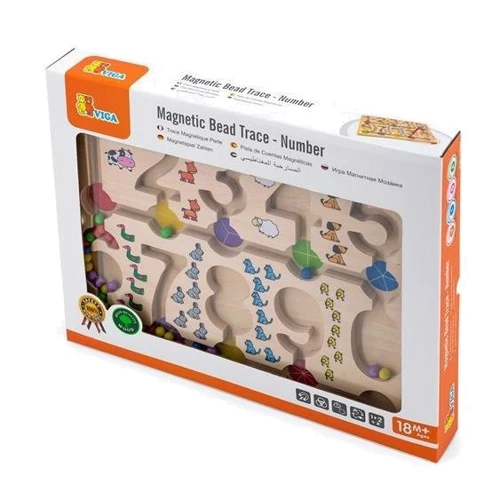 Магнитный лабиринт Viga Toys Цифры (50180)