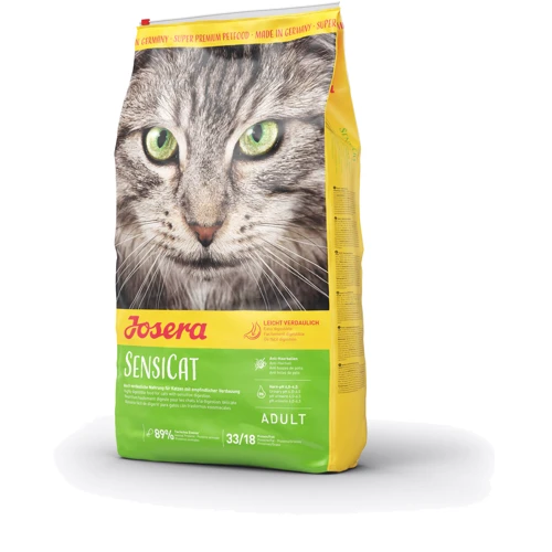 Сухой корм для взрослых кошек с чуствительным пищеварением Josera SensiCat 10 кг (4032254740261)