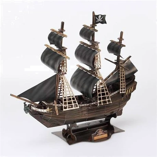 3D пазл CubicFun Корабль Месть Королевы Анны (T4005h)