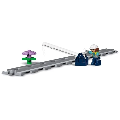 Конструктор LEGO DUPLO Дополнительный набор. Железнодорожный мост и пути 42 детали (10426): Количество деталей, шт. 42
