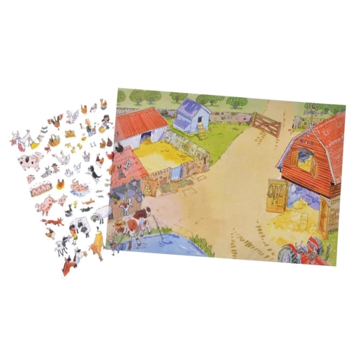 Перекладні наклейки Scribble Down Ферма, А5