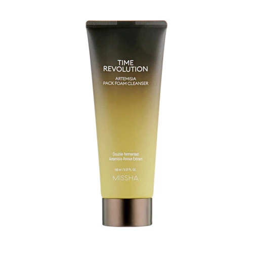 Missha Time Revolution Artemisia Pack Foam Cleanser Антивозрастная маска-пенка для умывания 150 ml