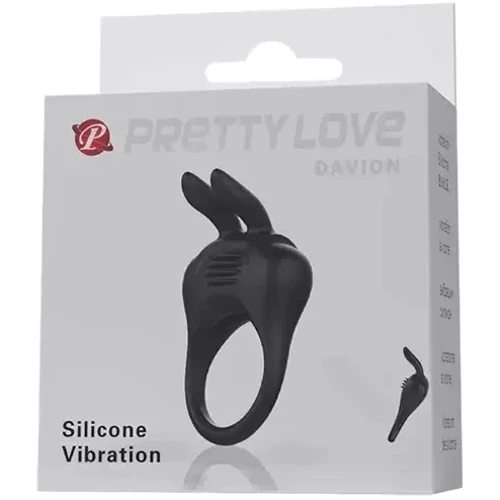 Кольцо эрекционое серии Pretty - DAVION Silicone Vibration, BI-210264
