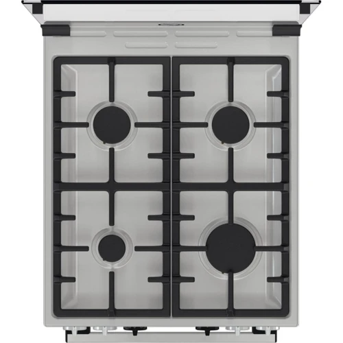 Плита комбінована Gorenje KS5350XF: Тип варильної поверхні газова