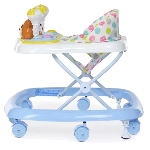 Ходунки детские на колёсах Bambi музыкальные Голубой (M 3656-2 ) фото 3