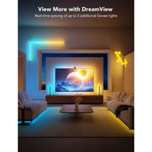 Набор адаптивной подсветки Govee H605C Envisual TV Backlight T2 with Dual Cameras 75-85' RGBIC черный (H605C312) фото 8
