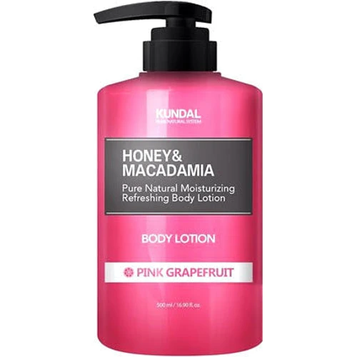 Kundal Honey & Macadamia Body Lotion Pink Grapefruit Лосьйон для тіла Рожевий грейпфрут 500 ml