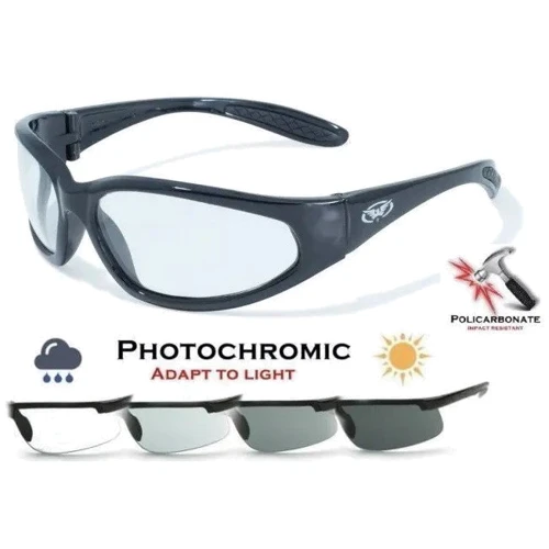 Спортивні окуляри Окуляри захисні хромовані Global Vision Hercules-1 Photochromic (clear) прозорі (1ГЕР124-10): Призначення Для бега, Для туризма и активного отдыха, Велосипедные