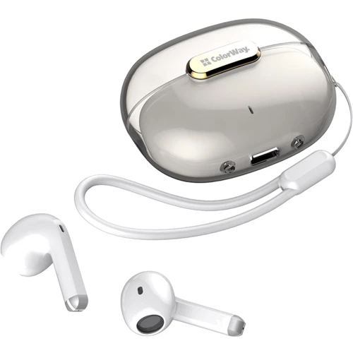 Наушники ColorWay Slim TWS-2 Earbuds White (CW-TWS2WT): Тип конструкции накладные