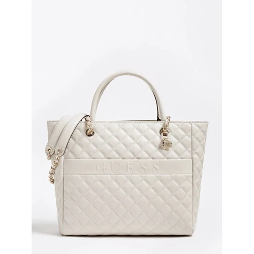 Женская сумка тоут Guess Illy Elite Tote светло-серая (HWVG7970230-GRY)