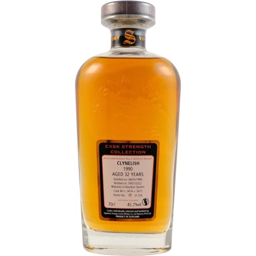 Віскі Signatory Clynelish Cask Strength 1990 SV 0.7 л (BWW7167): Об'єм, л 0.7