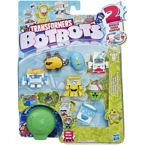 Transformers Hasbro Набор из 8-ми трансформеров Ботботс TRA Botbots 8PK Spoiled rottens E3494_E4146: Функциональные характеристики Со световыми эффектами