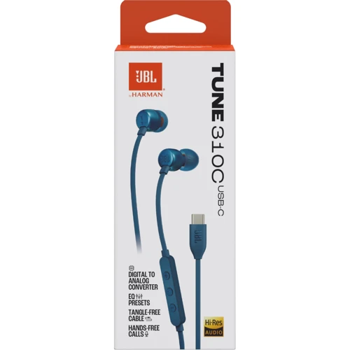 Наушники JBL Tune 310C Blue (JBLT310CBLU) фото 6