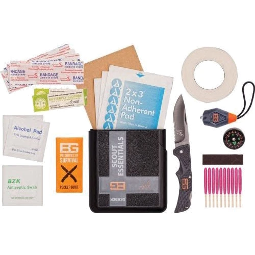 Нож Набор для выживания Gerber Bear Grylls Scout Essentials Kit, Plastic case (31-001078)