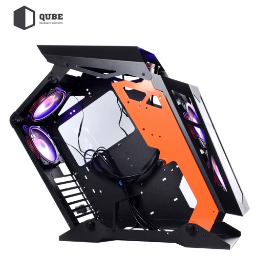 Корпус QUBE Stalker Black-Orange (STALKER_FMBU3) фото 7