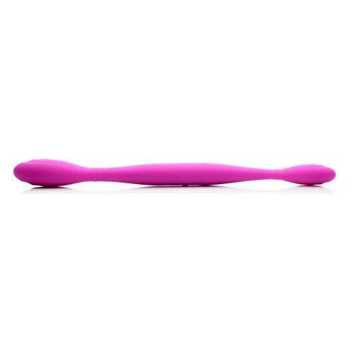 Inmi Double Thump 7x Rechargeable Silicone Double Dildo - двойной гибкий вибратор, 37х3,8 см