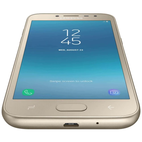 Смартфон Samsung Galaxy J2 2018 1.5/16Gb Gold Approved Вітринний зразок: Причина уцінки Как новый (витринный образец): смартфон выглядит и функционирует как новый. Смартфон полностью протестирован по программе Approved, все функции работают корректно