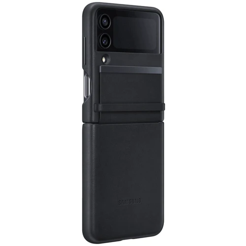 Чохол для телефона Samsung Flap Leather Cover Black (EF-VF721LBEGUA) для Samsung F721 Galaxy Flip 4: Тип накладка на заднюю часть
