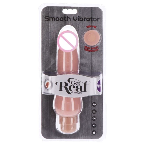 Get Real Dual Density Smooth Vibrator реалистичный вибратор, 22.5х4.3 см