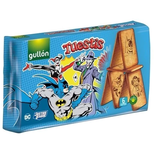 Печенье Gullon Tuestis Justice League (лига справедливости), 400г