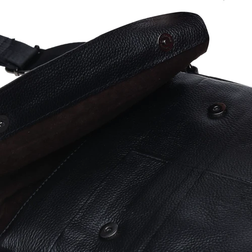 Чоловіча сумка планшет Borsa Leather чорна (K18168-black): Країна виробник Тайвань