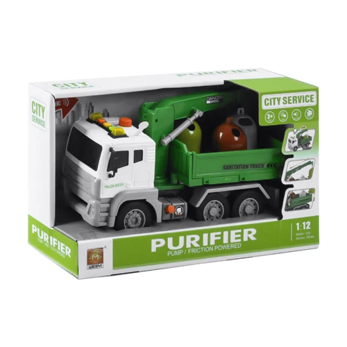 Эвакуатор Metr+ инерционный 35 см Зеленый (WY822A)