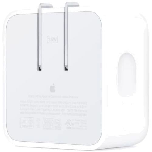 Зарядное устройство Apple Dual USB‑C Compact Power Adapter 35W White (MNWM3AM/A): Тип сетевое
