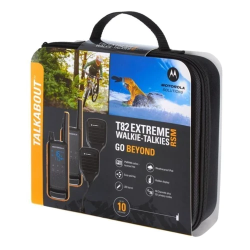 Портативна рація Motorola TALKABOUT T82 Extreme TWIN Yellow Black (5031753007171): Кількість каналів 16