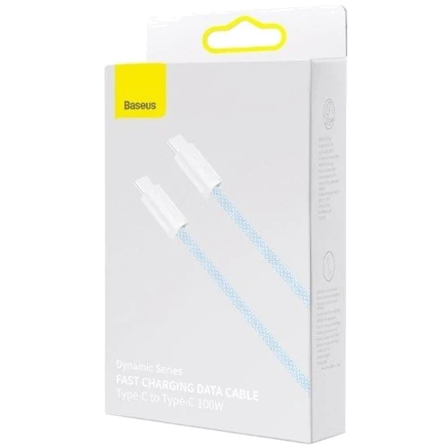 Кабель Baseus Cable USB-C to USB-C Dynamic Series Fast Charging 100W 1m Blue (CALD000203) фото 5