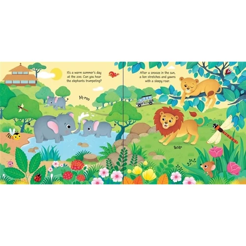 Zoo Sounds / Інтерактивна книга Звуки зоопарку: Виробник Usborne