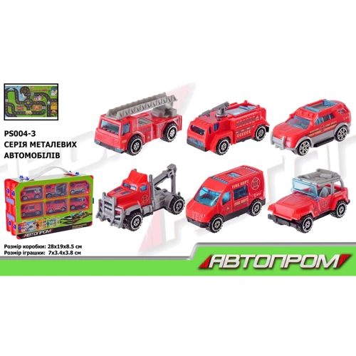 Игровой набор Автопром Машины и коврик (PS004-3): Производитель АВТОПРОМ