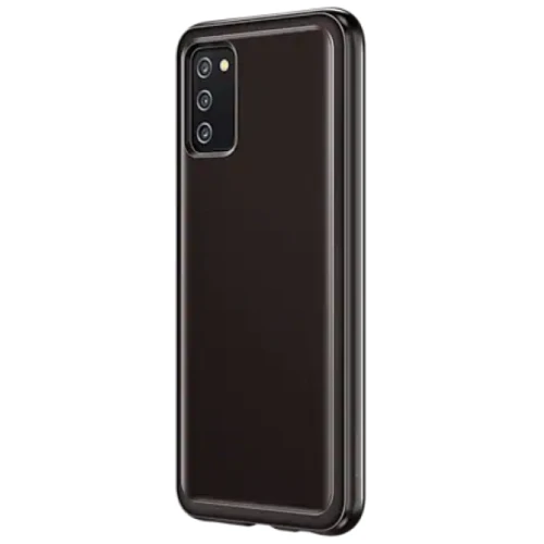 Чохол для телефона Samsung Soft Clear Cover Black (EF-QA037TBEGRU) для Samsung A037 Galaxy A03s: Матеріал TPU (Термополиуретан)