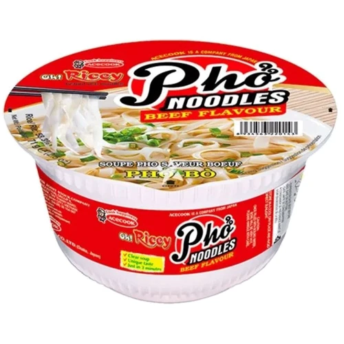 Рисовая лапша быстрого приготовления OH!IRICEY со вкусом говядины в стакане 71 г (8934563220143)