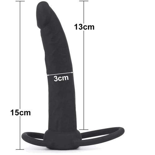 Насадка для двойного проникновения LoveToy Anal Indulgence Collection Silicone Fantasy Double Prober