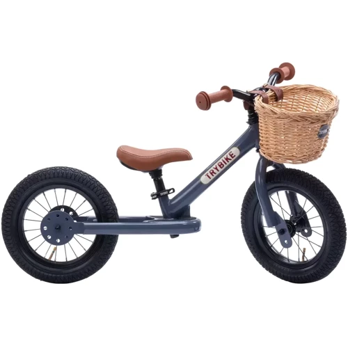 Беговел Trybike (серый): Колеса надувные